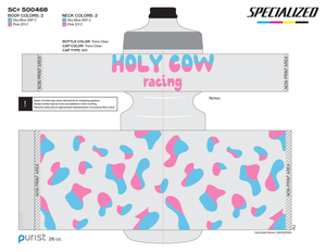 Holy Cow Racing Water Bottle