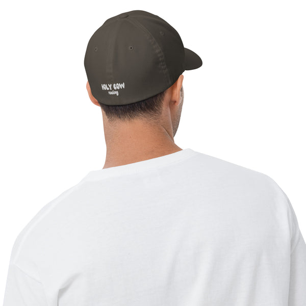 Holy Cow Racing Cow Head Structured Twill Cap