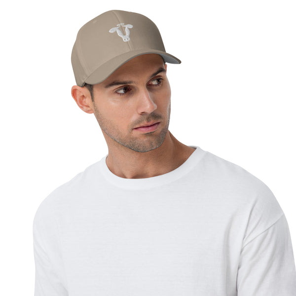 Holy Cow Racing Cow Head Structured Twill Cap